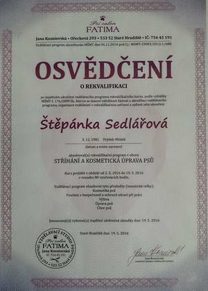 Certifikát